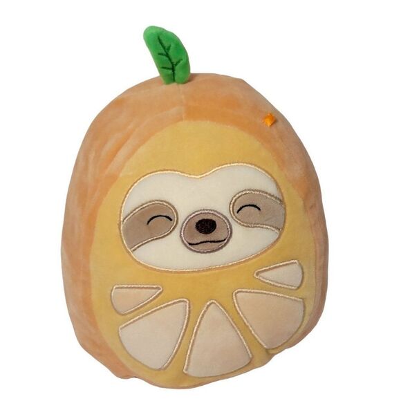 Squishmallow Simon Sloth Orange Plush 8" KellyToy Stuffed Animal Collectible Toy - Picture 1 of 10